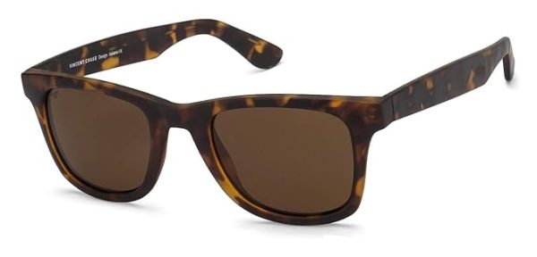 Full Rim Square Sunglasses | Polarized And 100% UV Protected--Frame Tortoise / Lens Brown