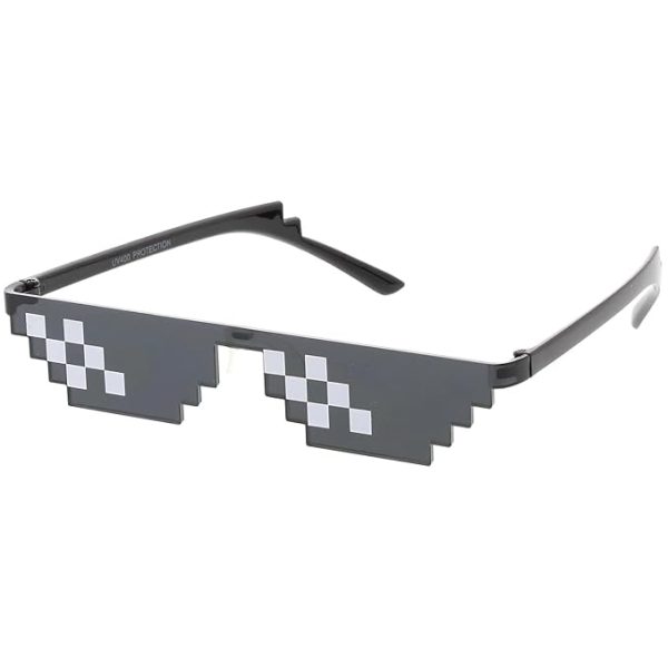 Irregular Polygonal 8-Bit Non-Polarized Sunglasses For Men & Women Small