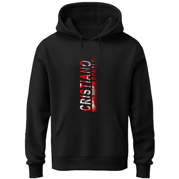 Boys Hoodie Stylish Trendy Best Winter Wear Hooded Sweatshirt - BLACK