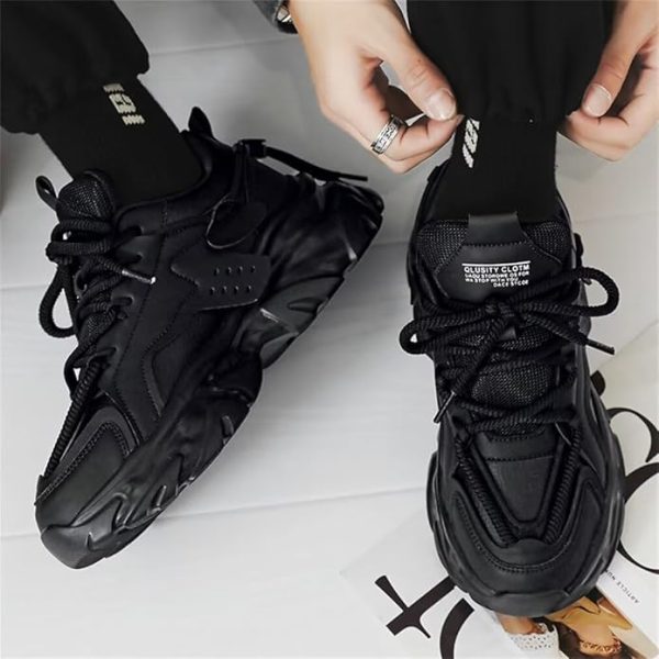 Chunky Sneaker for Men |  Stylish Design | Lightweight & Comfortable Black