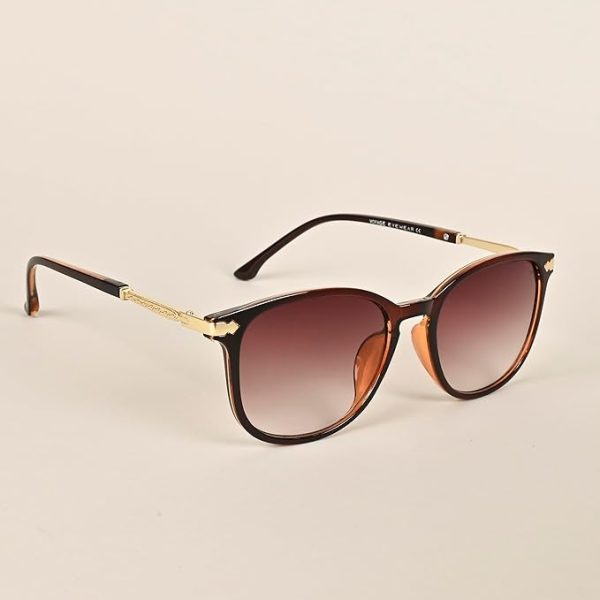 Lightweight UV Protected Full Rim Branded & Latest Round Sunglasses for Women