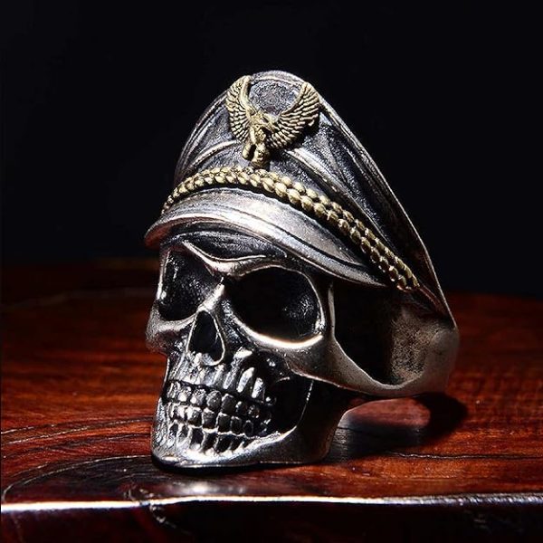 Charming Finger Ring Silver King Lion Silver Plated Adjustable Stylish Silver Ring-Bohemian