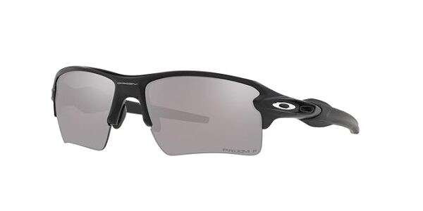 Men Rectangle Sunglasses -  Black Frame / Grey Lens